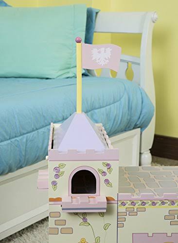 Wooden Fairytale Castle on Lazy Susan F82400