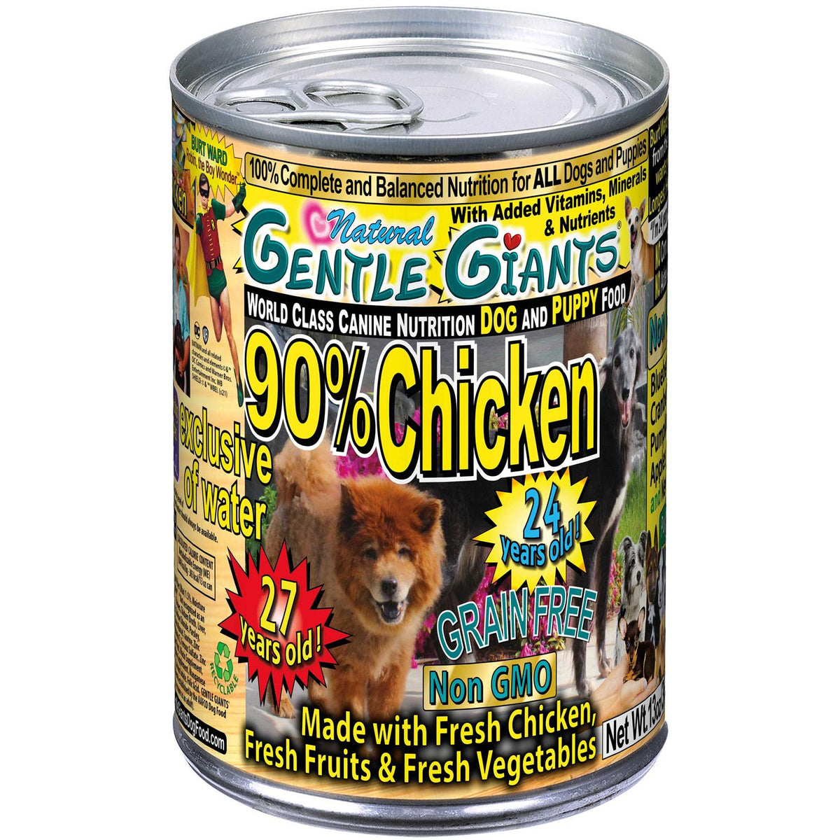 Grain Free Wet Dog Food Chicken J67407