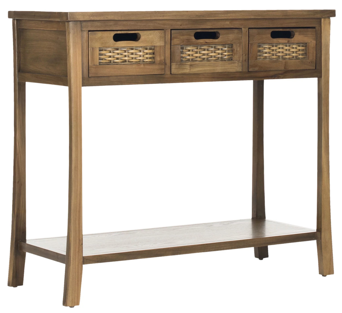 3 Drawer Oak Storage Console S10255