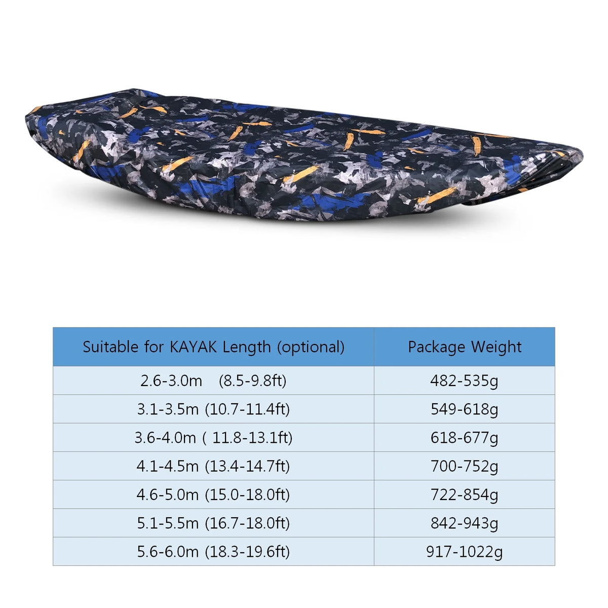 Waterproof Kayak Canoe Boat Cover K1582