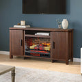 59.5"W Rustic TV Stand with 26" Fireplace Insert A182963