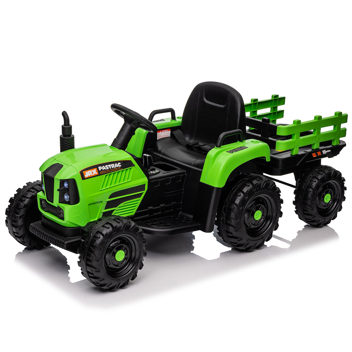 12V Ride-On Tractor with Trailer with Remote Control Q9526