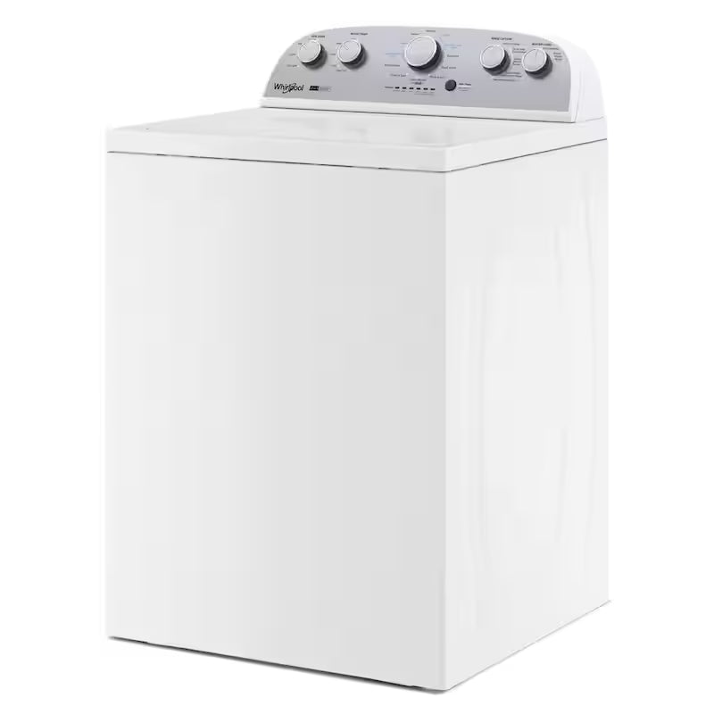 3.8 - 3.9 cu.ft. Top Load Washer in White with Removable Agitator E7685