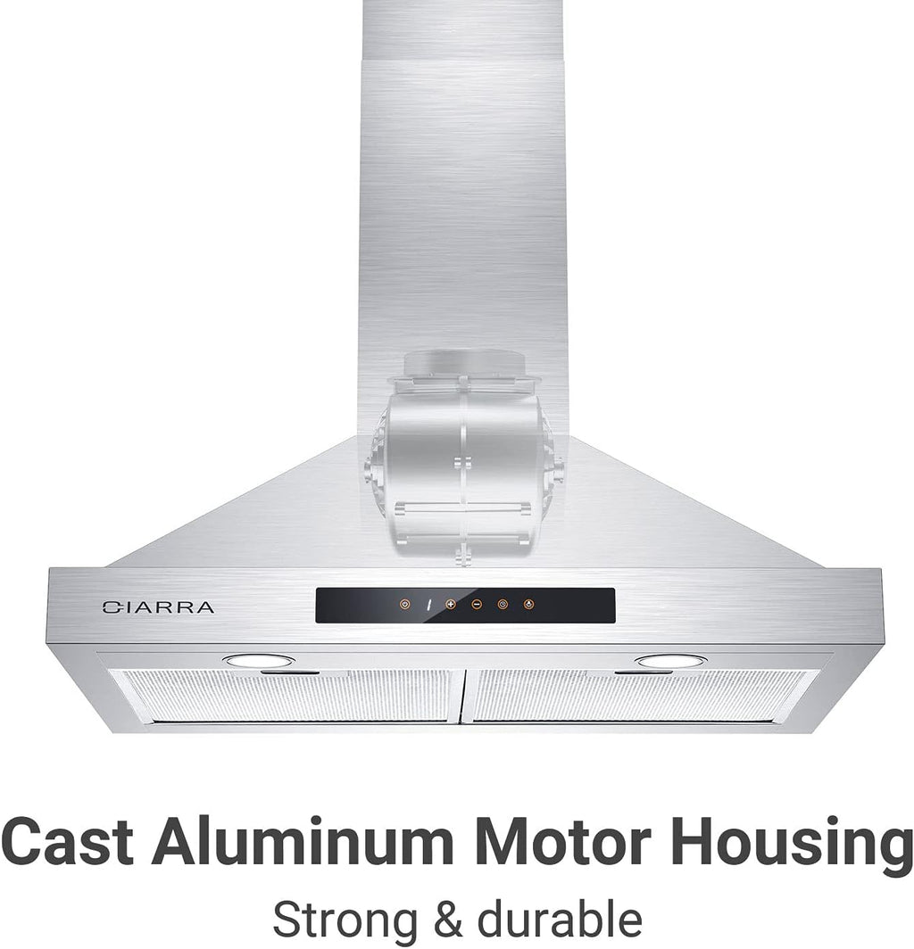 30 inch 450 CFM Stainless Steel Vent Hood Z849