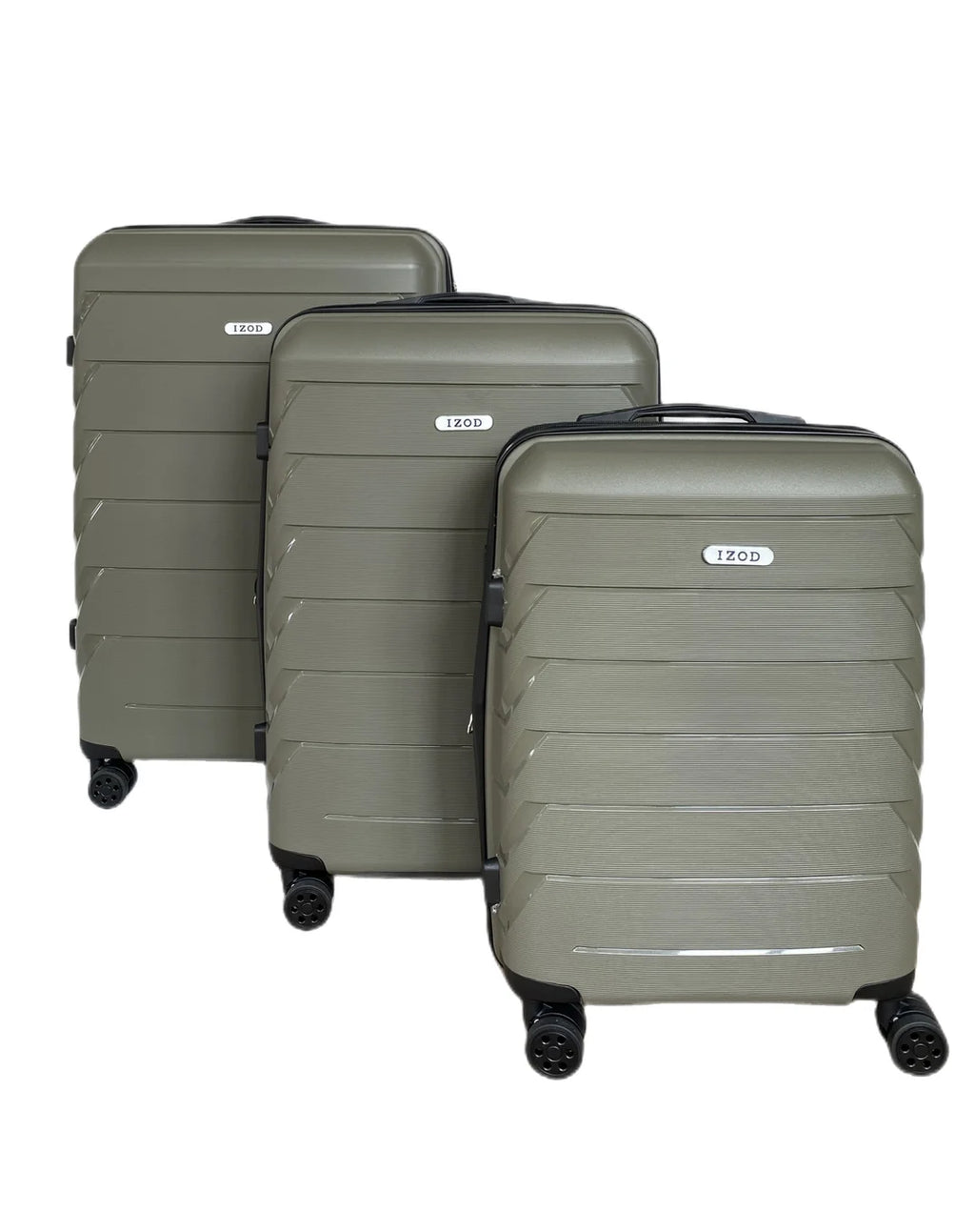 Sage 3 Piece Expandable Hard shell Luggage Set A440