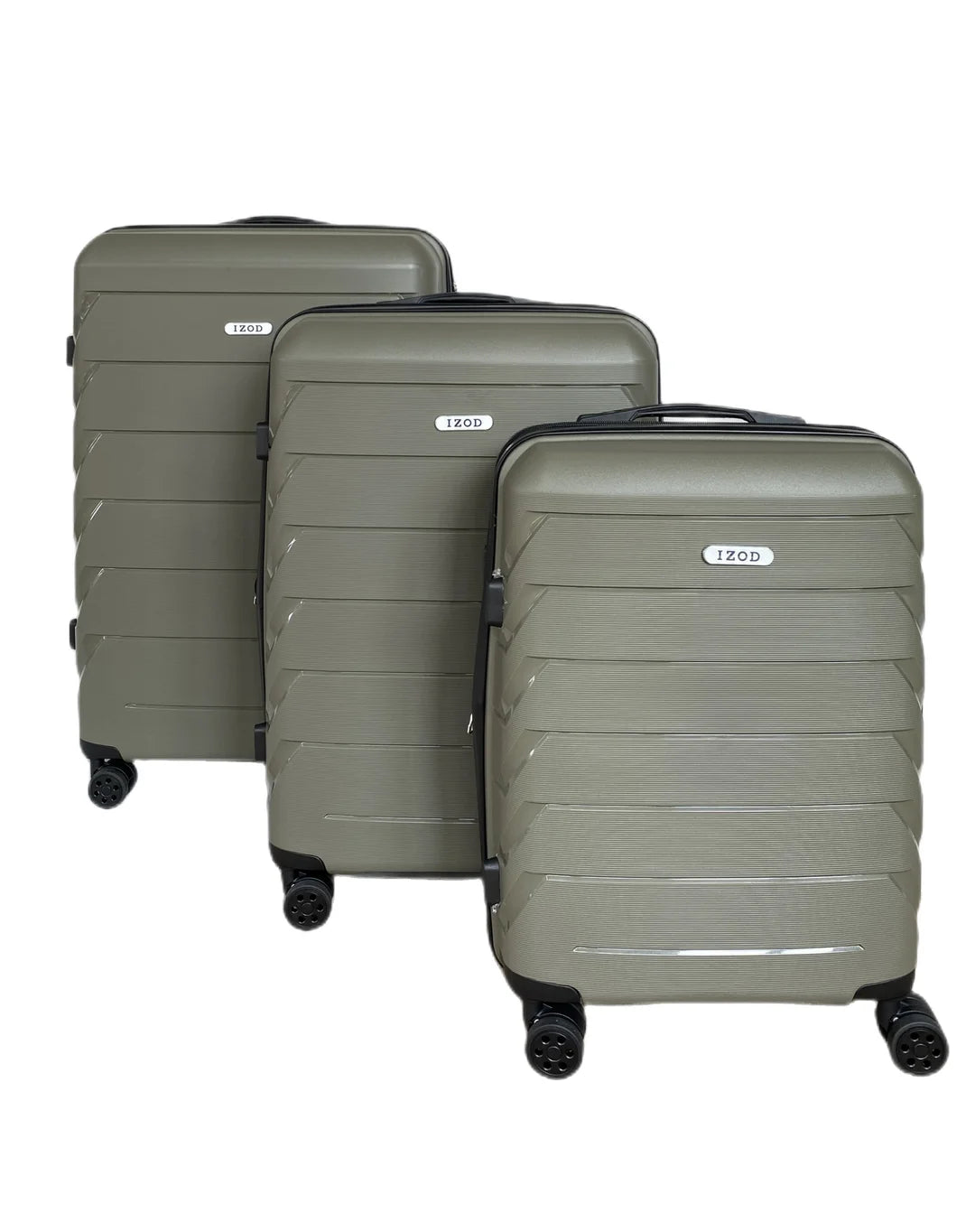 Sage 3 Piece Expandable Hard shell Luggage Set A440