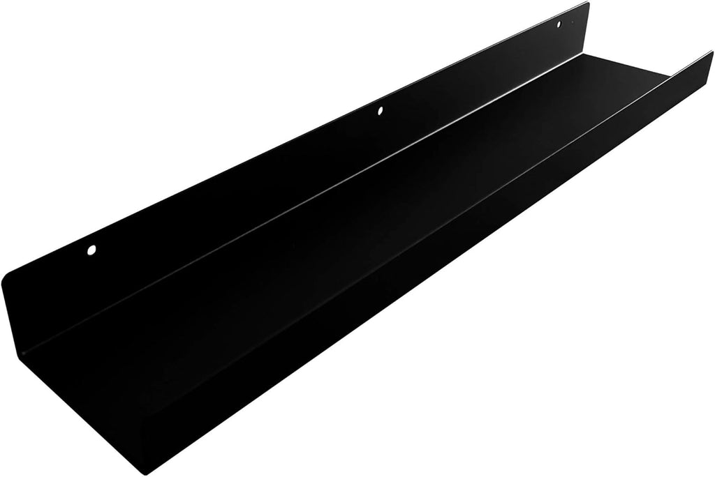 24in White Metal Wall Shelf R47584