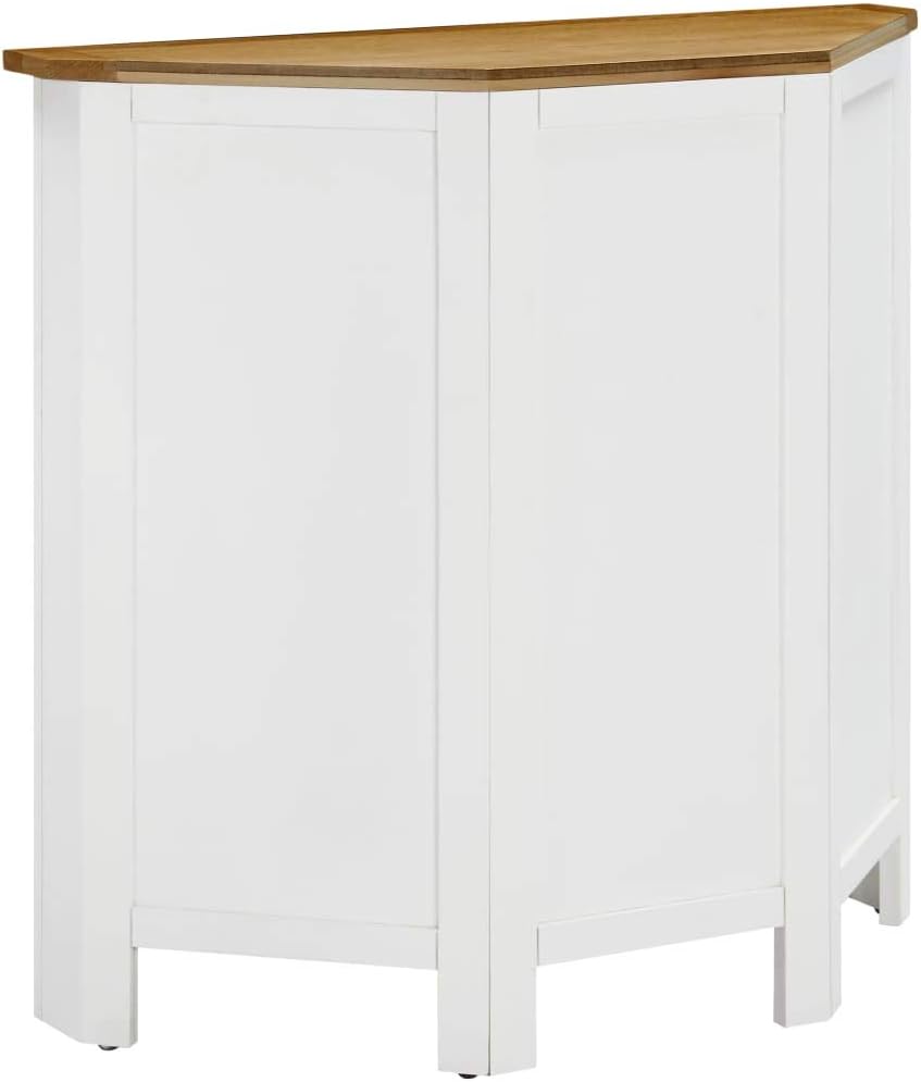 Corner Cabinet Solid Oak Wood Z8793