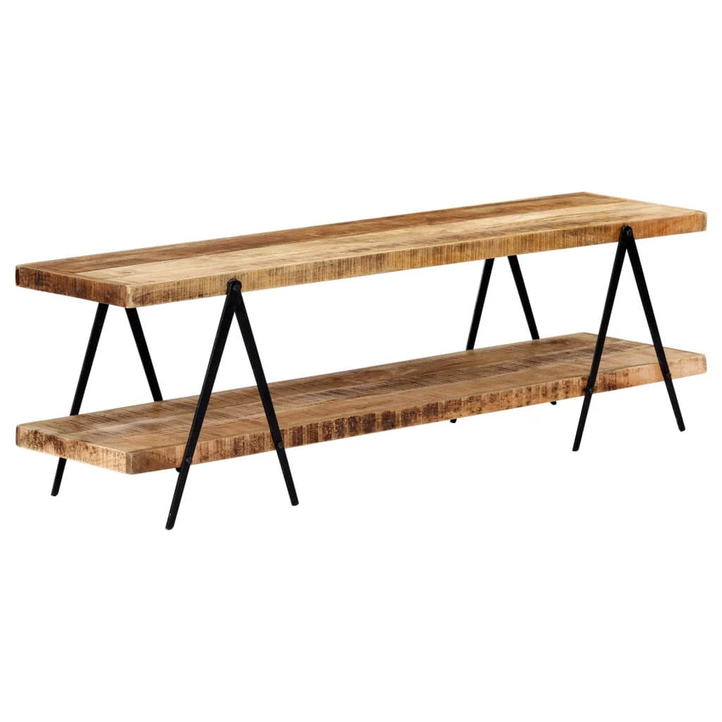 63" Solid Mango Wood TV Cabinet A367
