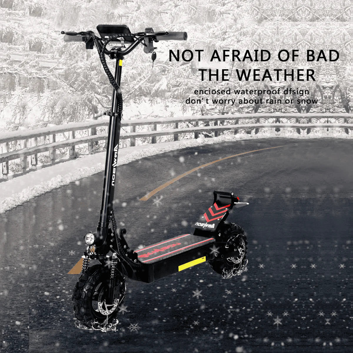 Electric Kick Scooter for Adults, 2500W Motor, 30 MPH, 48V/16AH A682971
