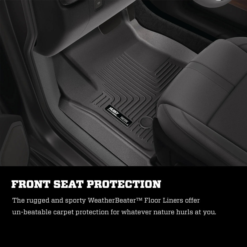 Black Front Row Floor Liners C1084