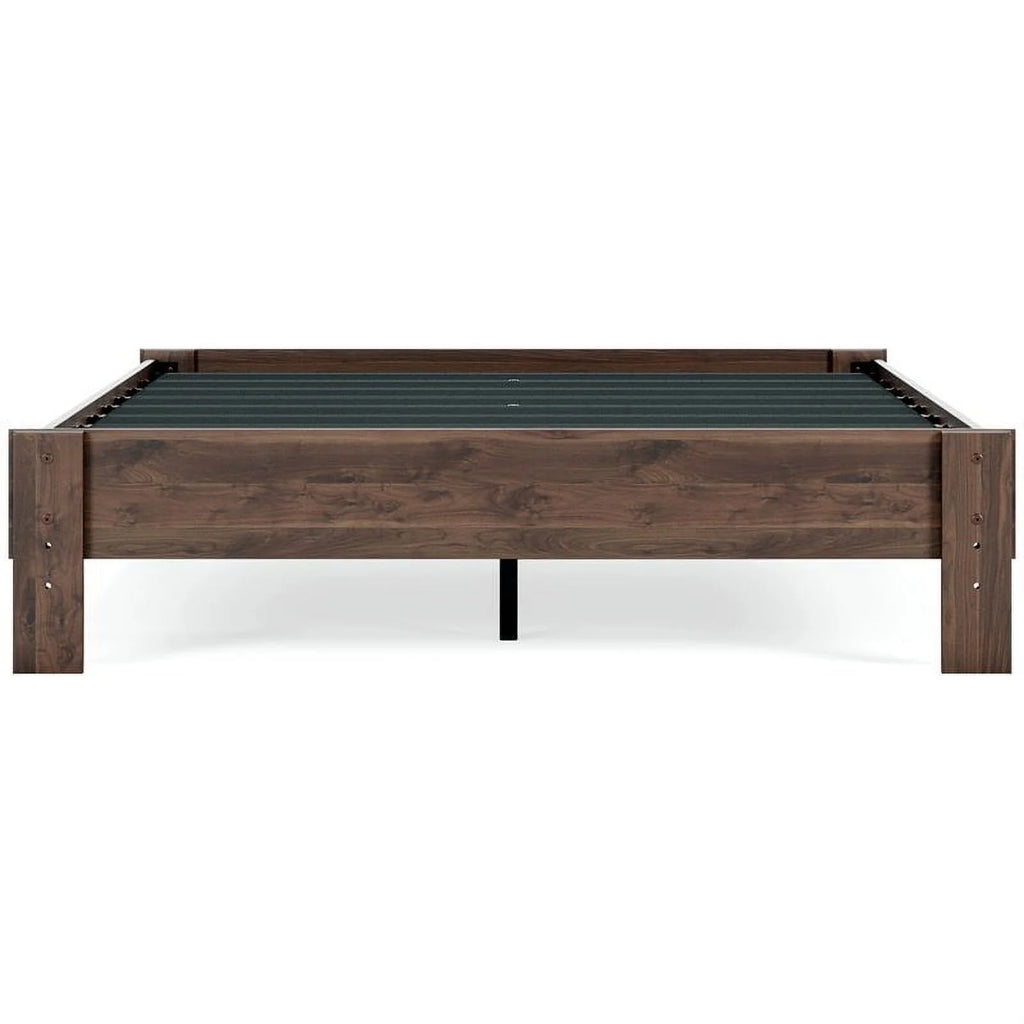 Queen Headboard and Platform Bed B9671