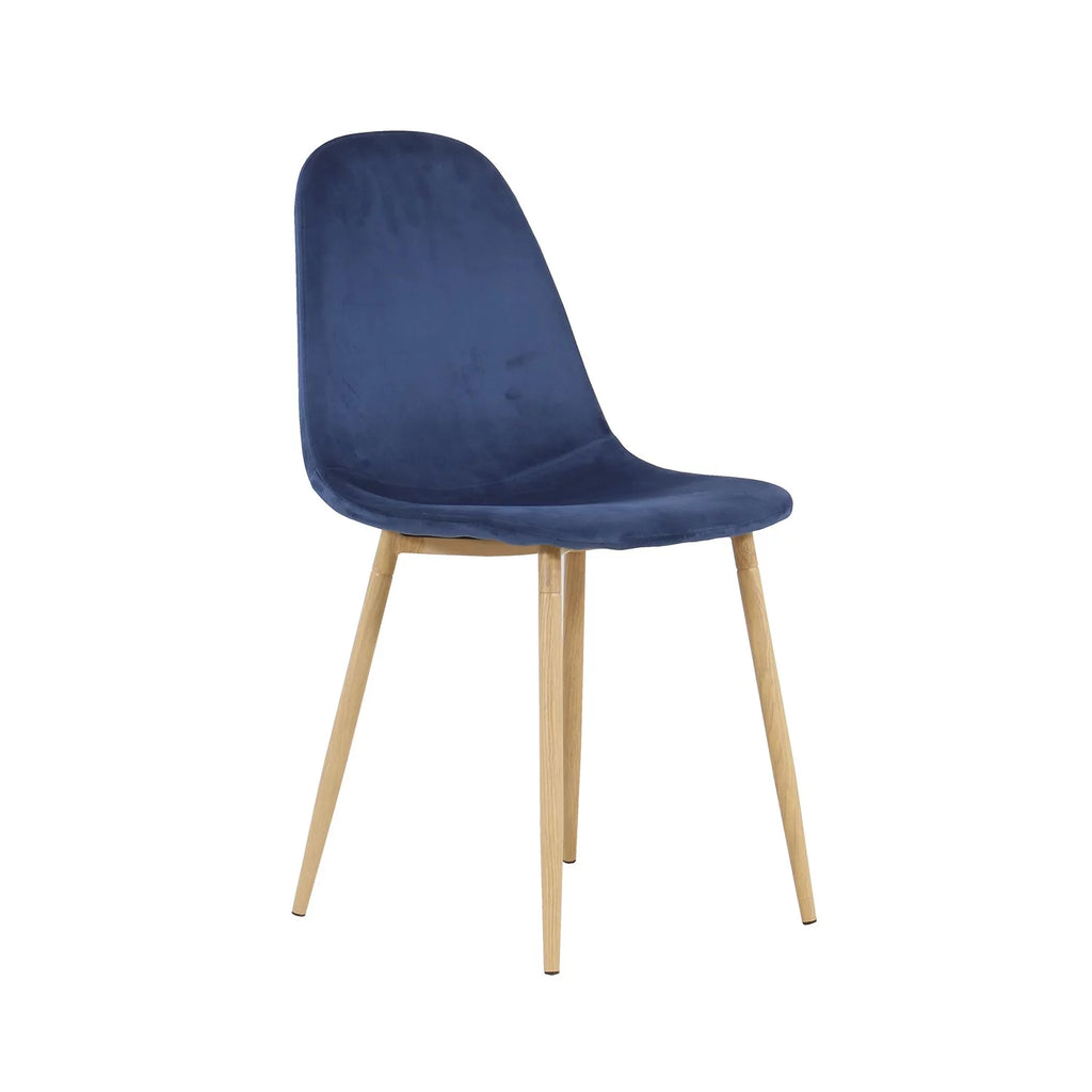 Velvet Upholstered Dining Chairs Set of 4 Q7839