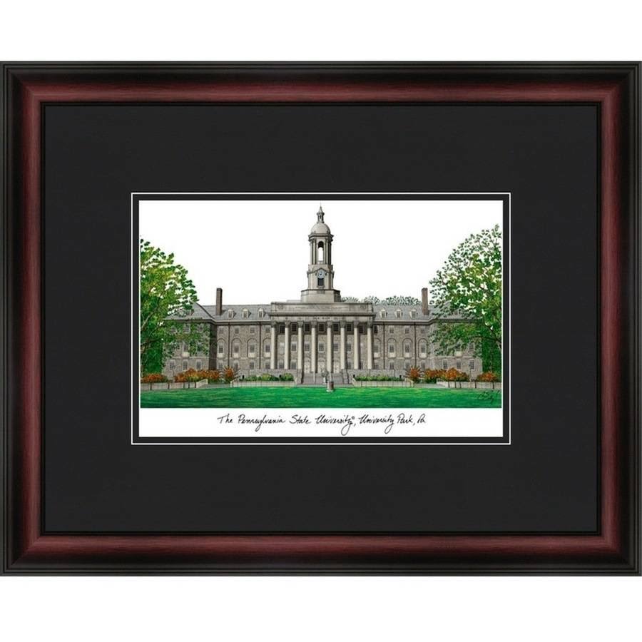 Penn State University Framed Lithograph E875