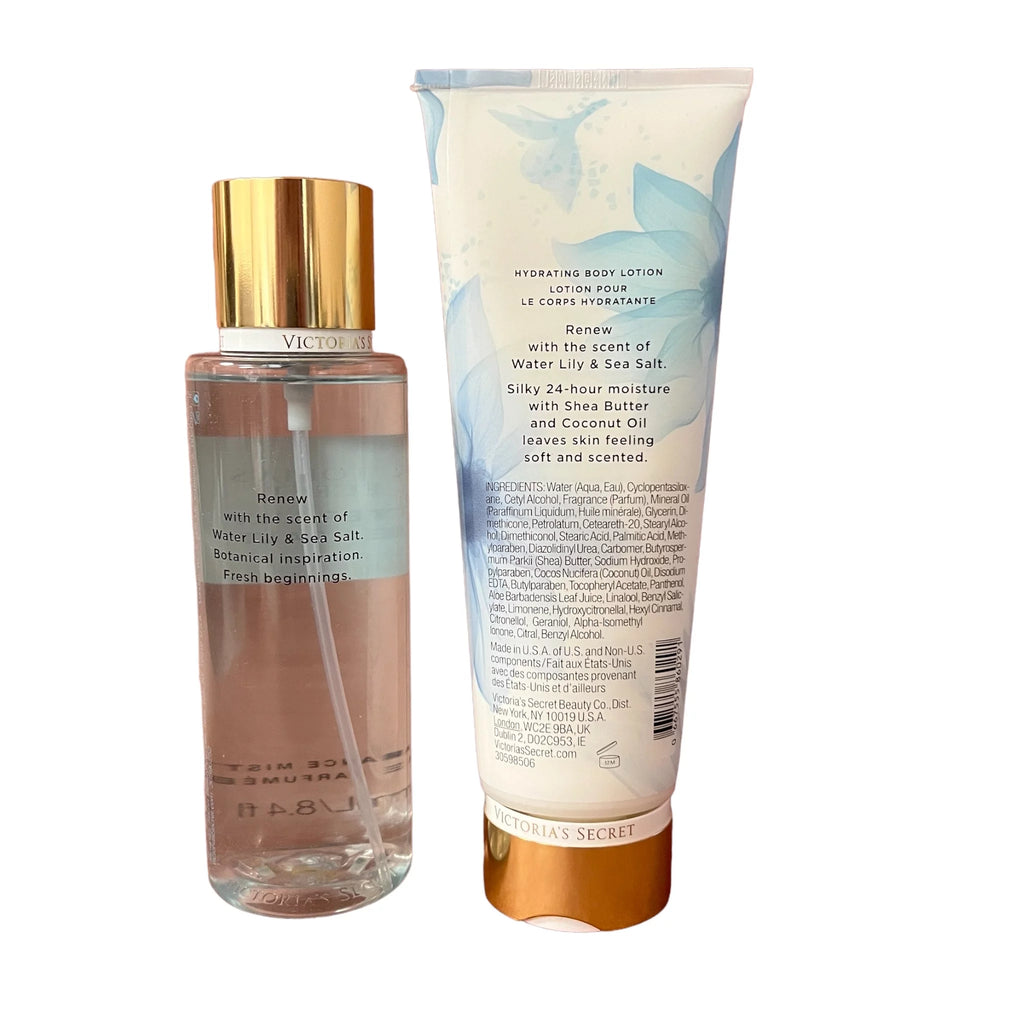 Water Lily & Sea Salt Mist & Body Lotion Set F2566