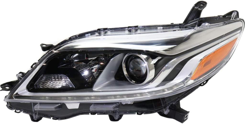 Driver Side Headlight Assembly with LED DRL N52076