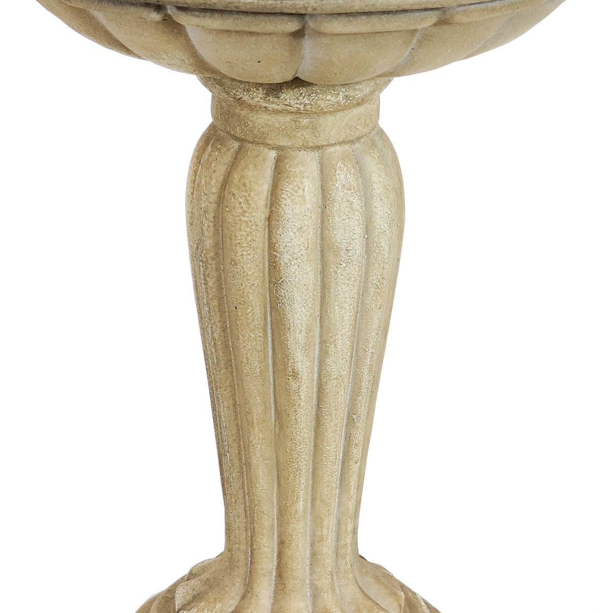 Grecian Reinforced Concrete Bird Bath - 16-inch B9903