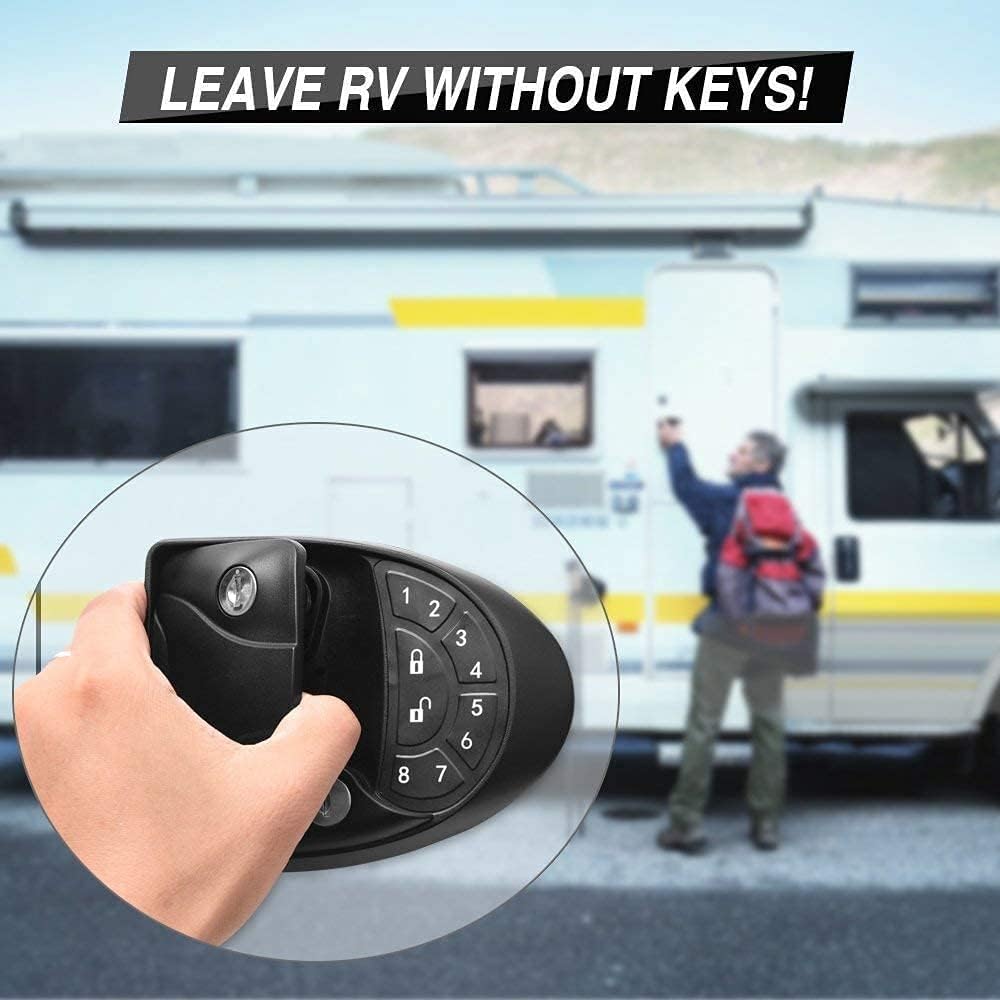 Keyless Entry Door Lock Deadbolt for Camper RV Trailer X103976